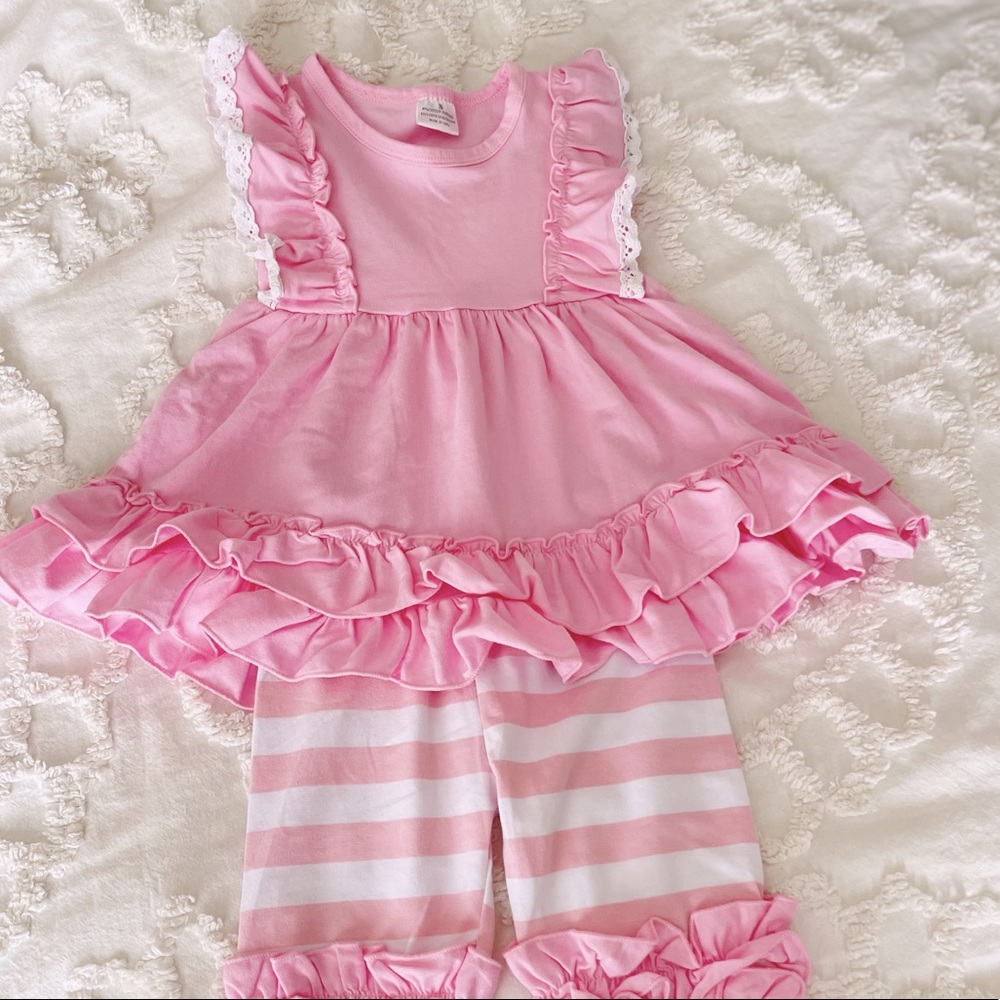 COPY - NWOT Boutique 2T-3T Peplum Outfit